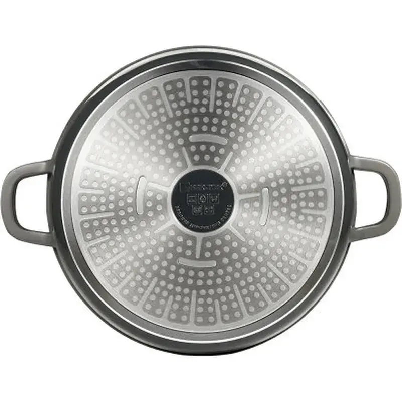 Каструля Bergner Excalibur з кришкою Сіра 5.8 л (BG-36102-GY) - фото 4
