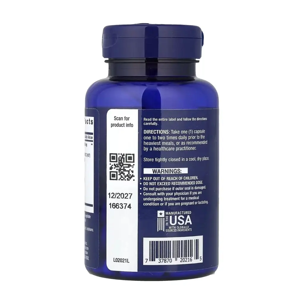 Вітамінно-мінеральний комплекс Life Extension Травні ферменти, Enhanced Super Digestive Enzymes, 60 вегета (LEX-20216) - фото 3