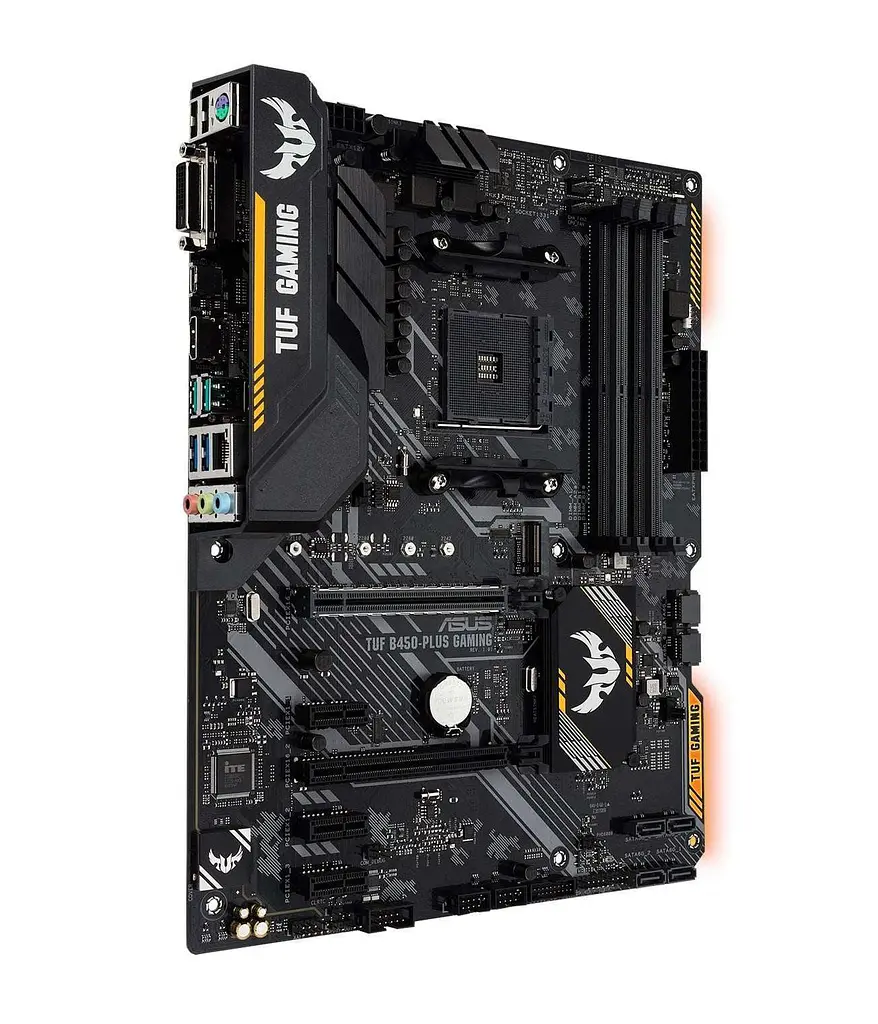 Материнська плата ASUS TUF B450-Plus Gaming (TUF B450-Plus Gaming) (Socket AM4, AMD B450, ATX) Б/в - фото 2