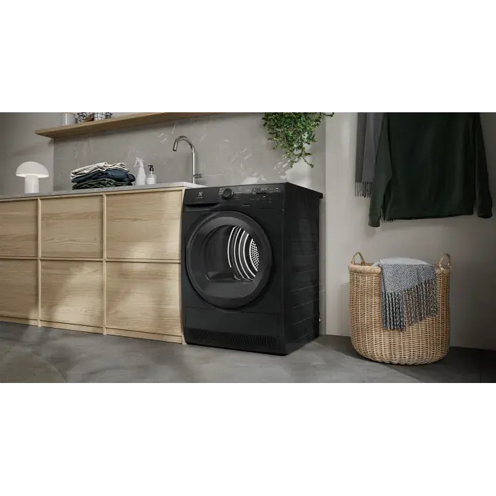 Electrolux Сушильна машина тепловий насос, 9кг, A+++, 64см, дисплей, інвертор, сріблястий темний - фото 2