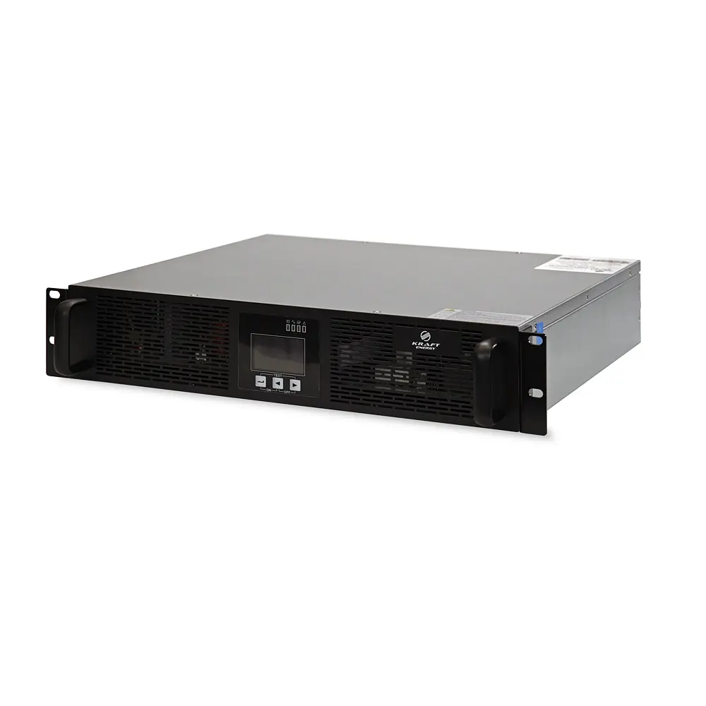 Джерело безперебійного живлення KRF-RM/3000VA/3KW Pro Online UPS Kraft (42-00048) - фото 4