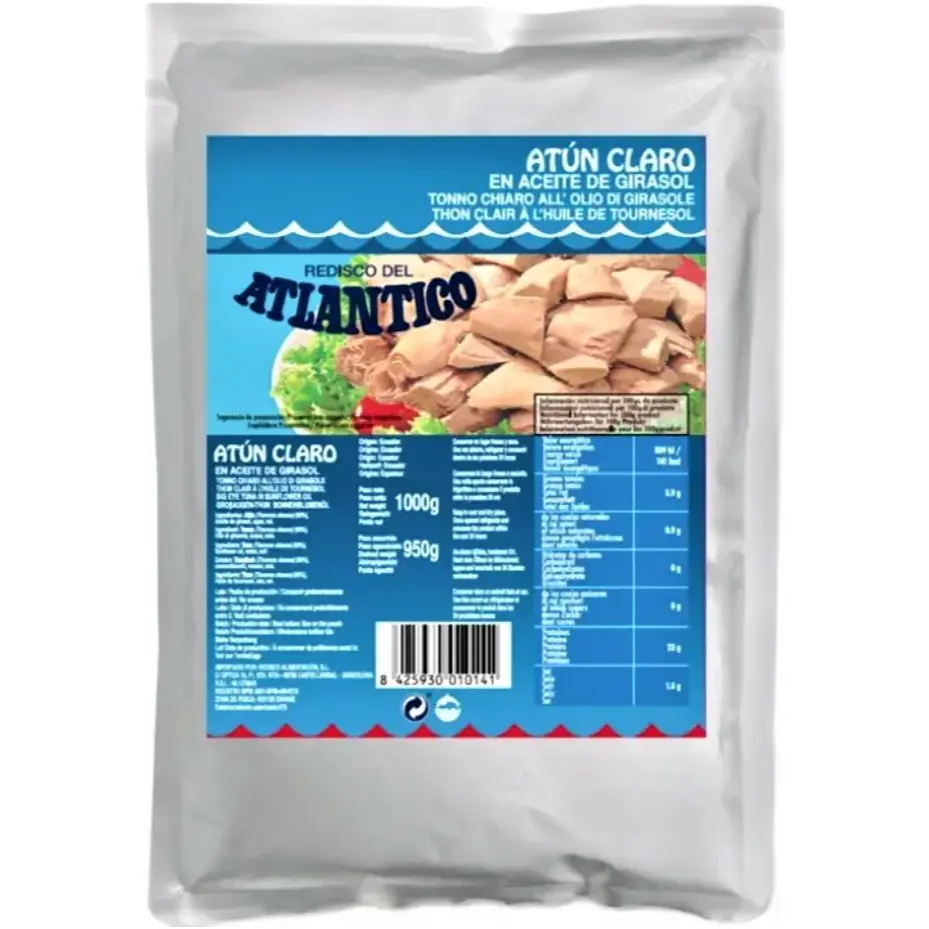Тунець шматочками Atlantico 1 кг