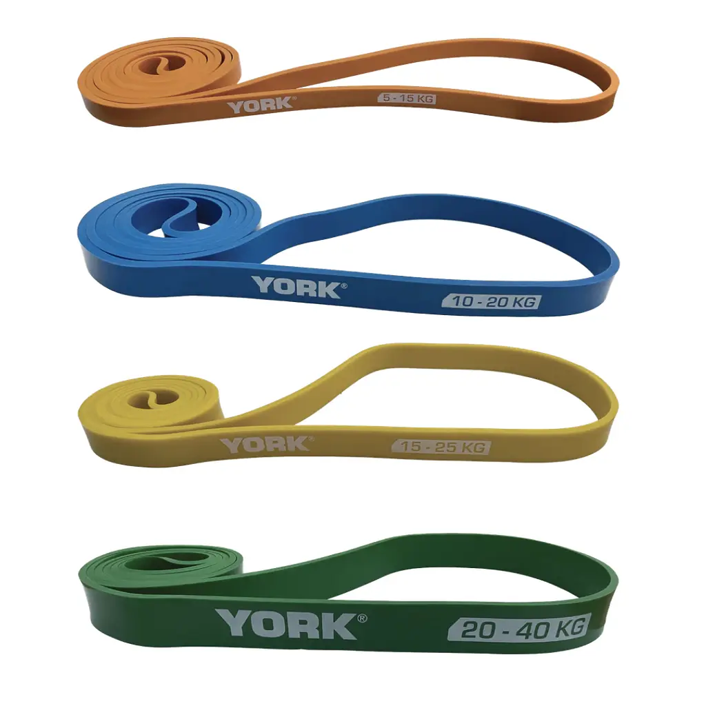 Набір резинок для фітнесу York Fitness 4 шт (5 - 40кг) - фото 7