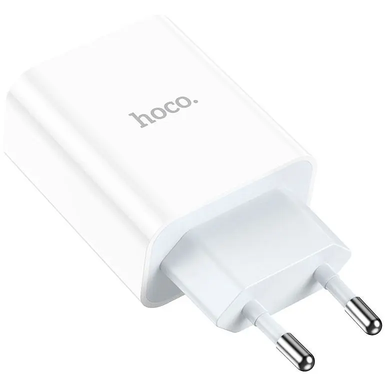 Мережевий зарядний пристрій Hoco C97A PD20W+QC3.0 White (766076) [170754] - фото 2