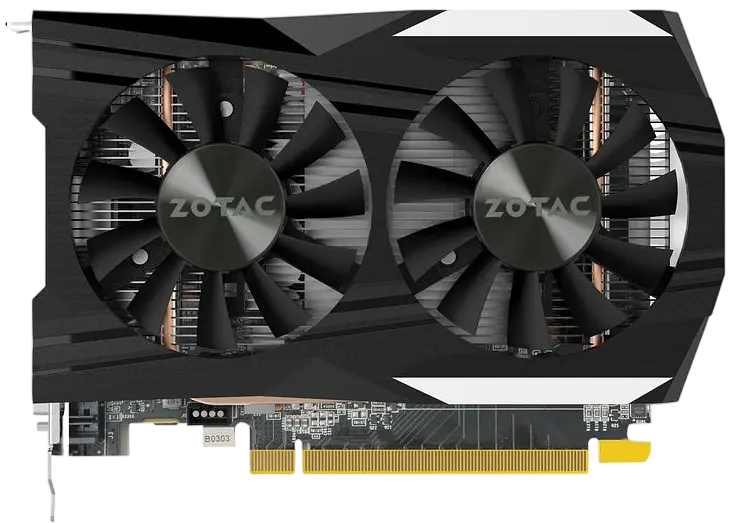 Видеокарта GeForce GTX 1050 Ti 4GB Zotac OC Edition (ZT-P10510B-10L) Б/У - фото 2