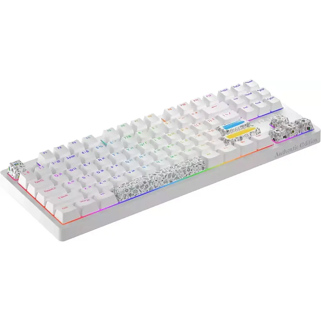 Клавиатура Hator Rockfall 2 Mecha TKL Authentic Edition White [HTK-531] [104831] - фото 6