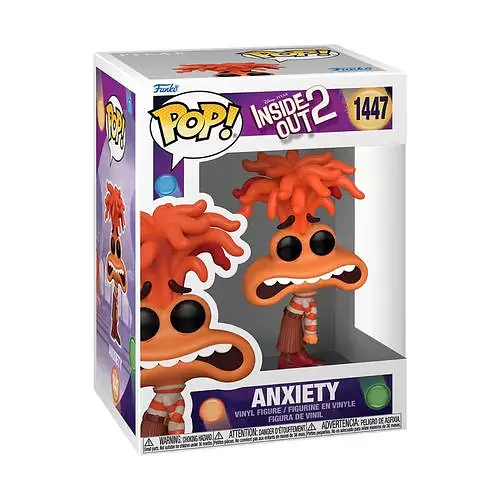 Фигурка Funko Pop Мысли Наоборот Тревожность Inside Out Anxiety 10 см FP IO A 1447 - фото 3
