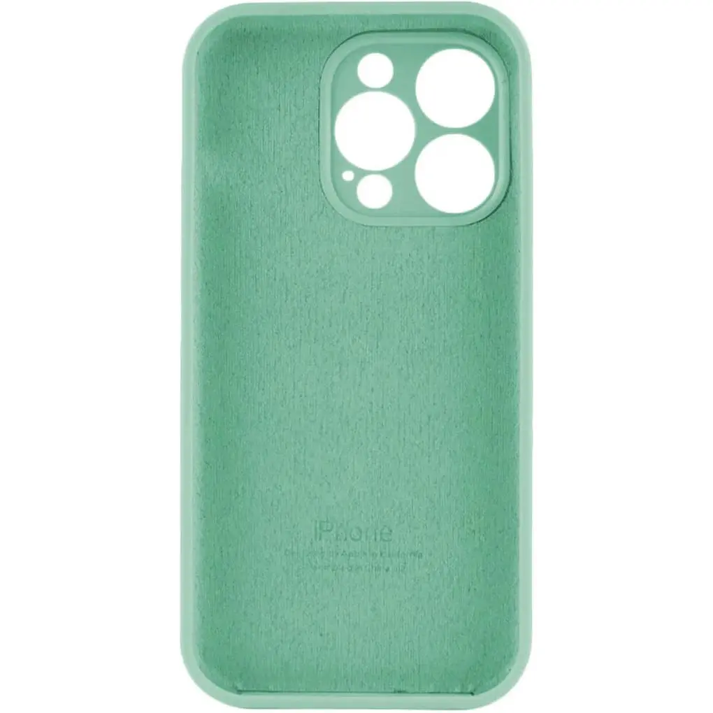 Чохол Silicone Case Camera Protect для Apple iPhone 16 Pro Max Spearmint AA [117089] - фото 2