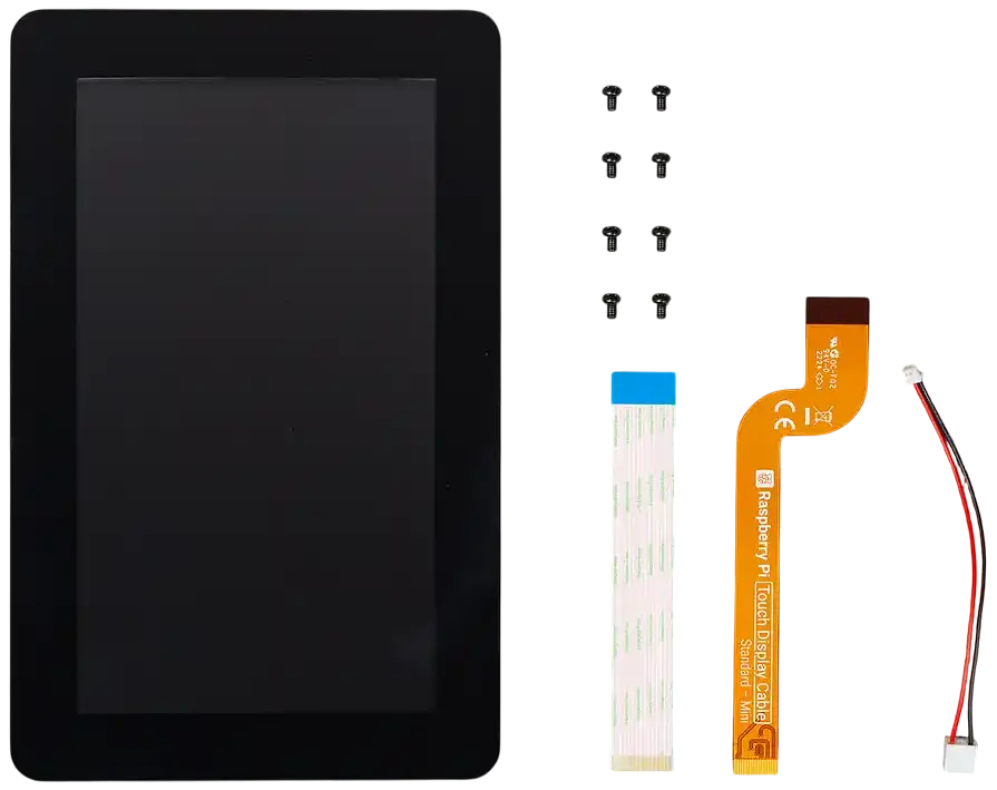 Додаткове обладнання до промислового ПК Raspberry Pi Touch Display 2 7" - фото 2
