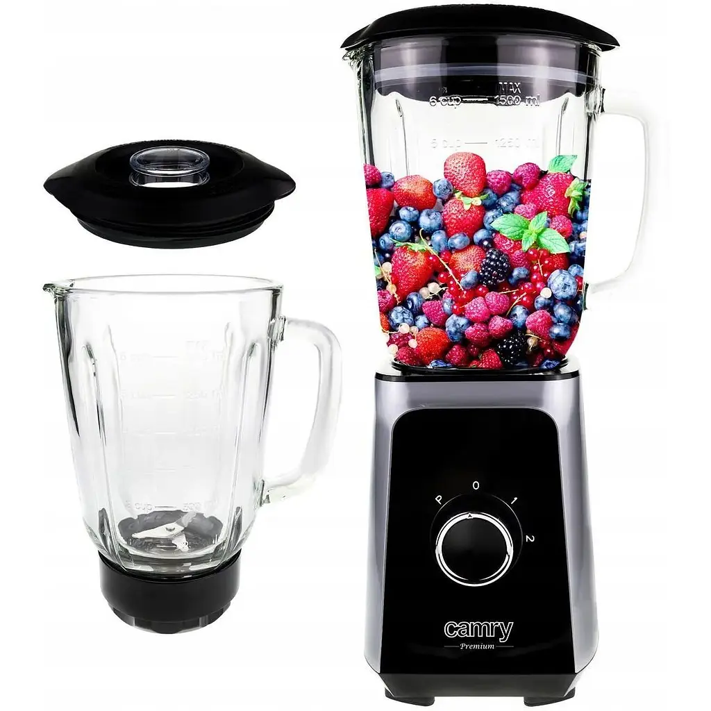 Блендер стационарный Camry CR 4077 со стеклянной чашей 1.5 л 1000 Вт - фото 3