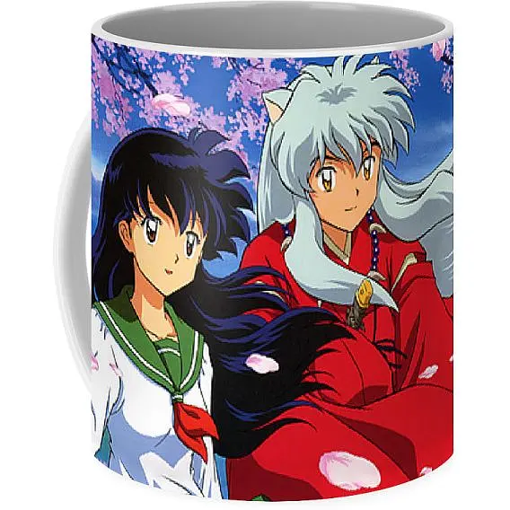 Кухоль GeekLand InuYasha Пес демон-охоронець Кагоме Хігураші IY 02.02 330 мл білий - фото 3