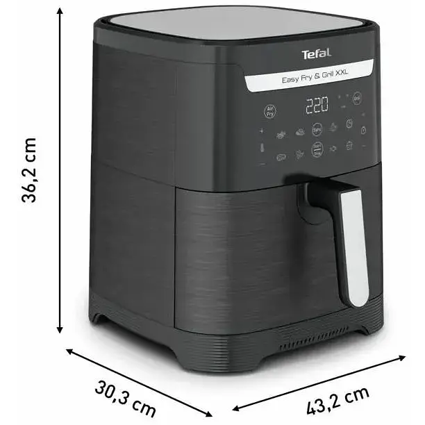 Мультипіч Tefal EasyFry&Grill XXL 1830 Вт чорна (EY801815) - фото 7