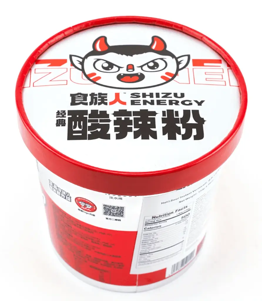 Локшина швидкого приготування Shizu Energy Shizuren Hot and Sour Flavor, 130г - фото 2