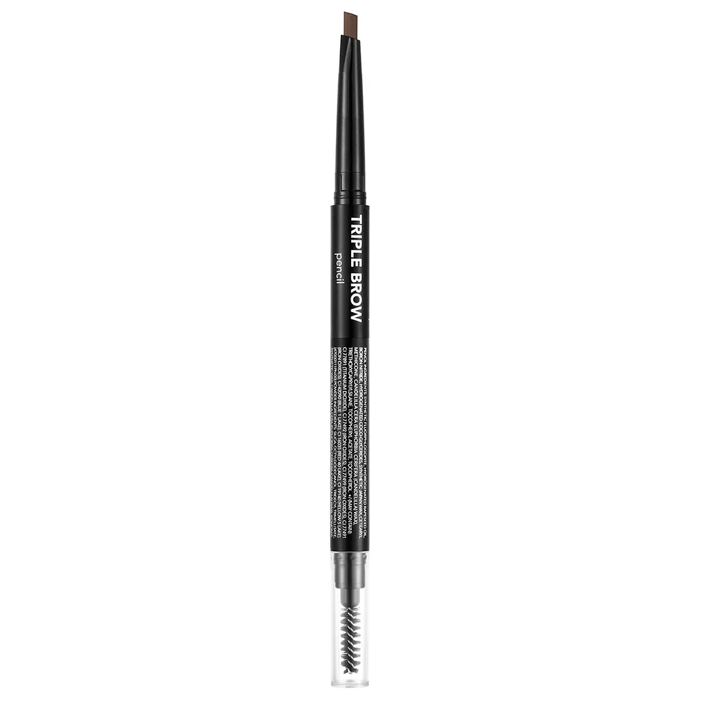 Кремовий олівець для брів Flormar Triple Brow Pencil 003 (Coffee) 0.75 г - фото 2