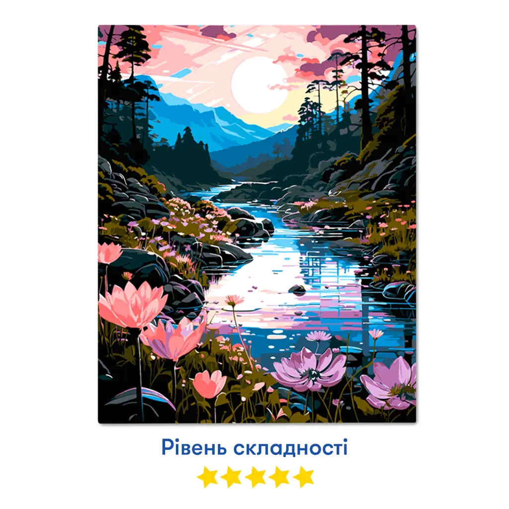 Картина за номерами «Лотоси» - фото 3