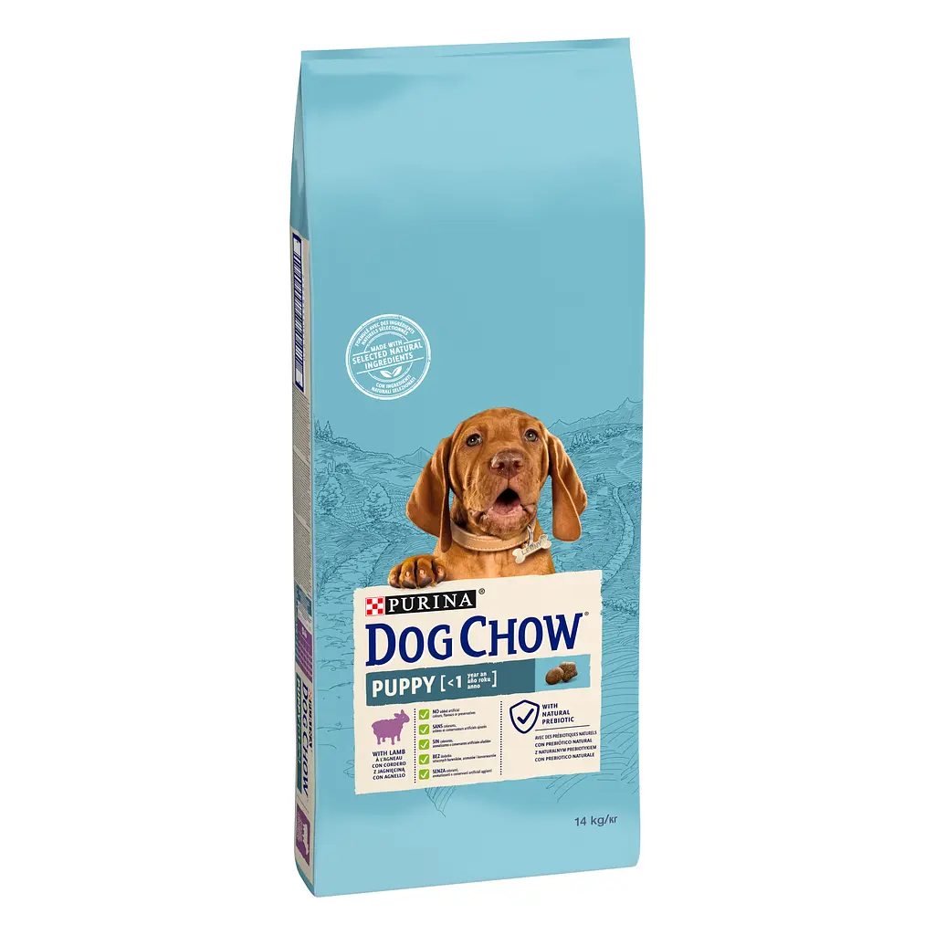 Сухий корм для цуценят Dog Chow Puppy <1, з ягням, 14 кг - фото 2