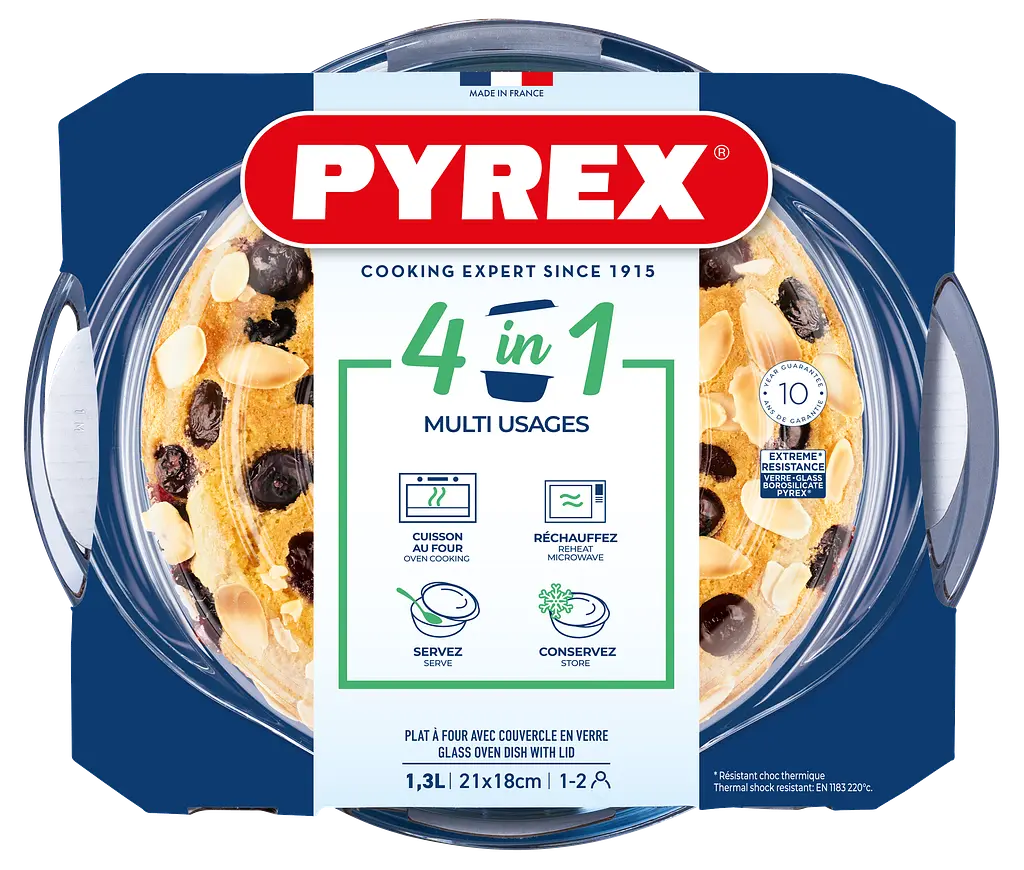 Кастрюля Pyrex с крышкой 1.3л kuh0016483 - фото 4