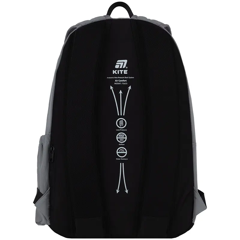 Рюкзак для старшої школи Kite Education teens 949L No One Cares Сірий (K26-949L-2) - фото 7