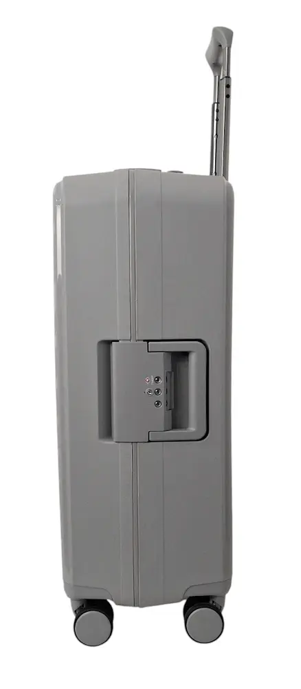 Валіза середня Airtex 229 поліпропілен 67×45×26 см Сріблястий - фото 6