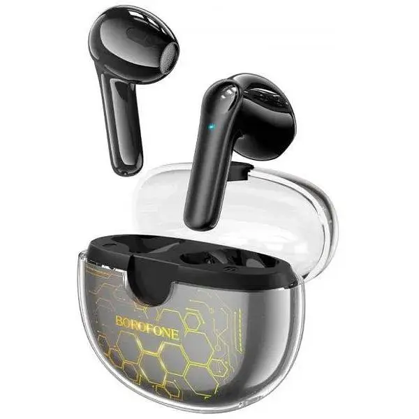 Блютуз Стерео Гарнитура Borofone BW15 наушники черные - фото 2