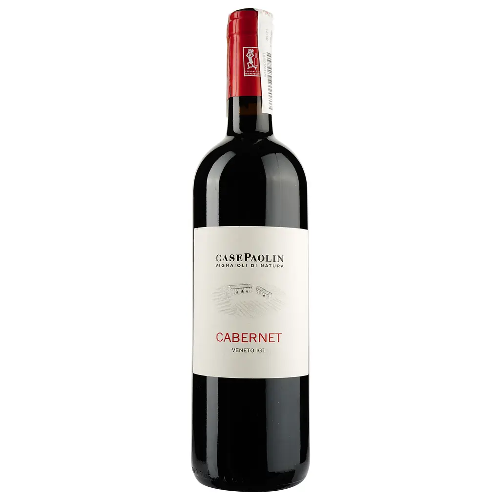 Уцінка. Вино Case Paolin Cabernet Veneto IGT Bio 12.5% 0.75 л (ALR16311)