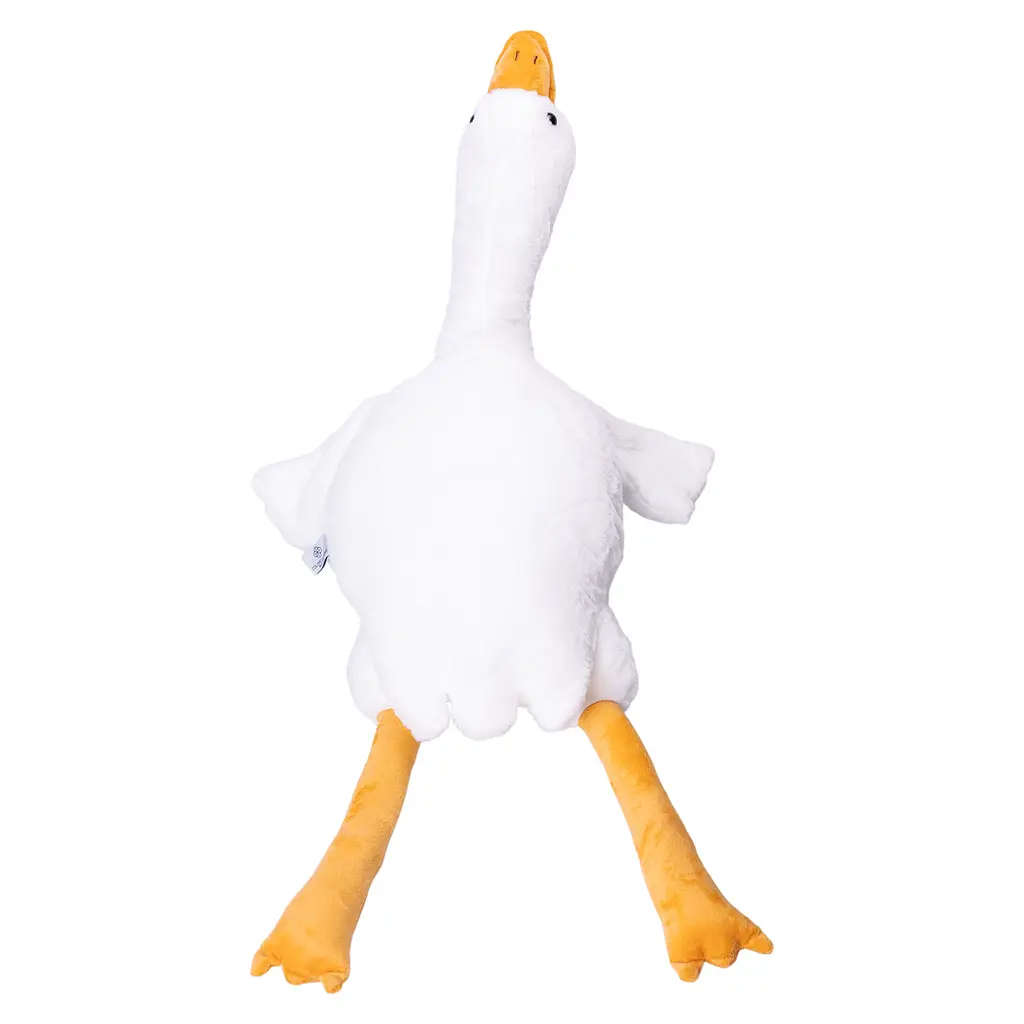 Мягкая игрушка-подушка с пледом внутри Гусь-обнимусь 3 в 1 Белый Colorful Home 520-1W - фото 2