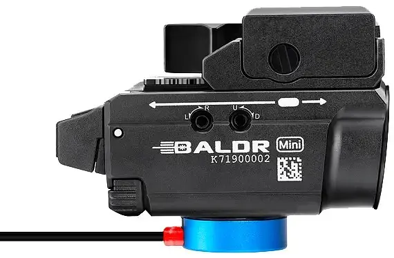 Фонарь с ЛЦВ Olight Baldr Mini Green Laser Black - фото 4