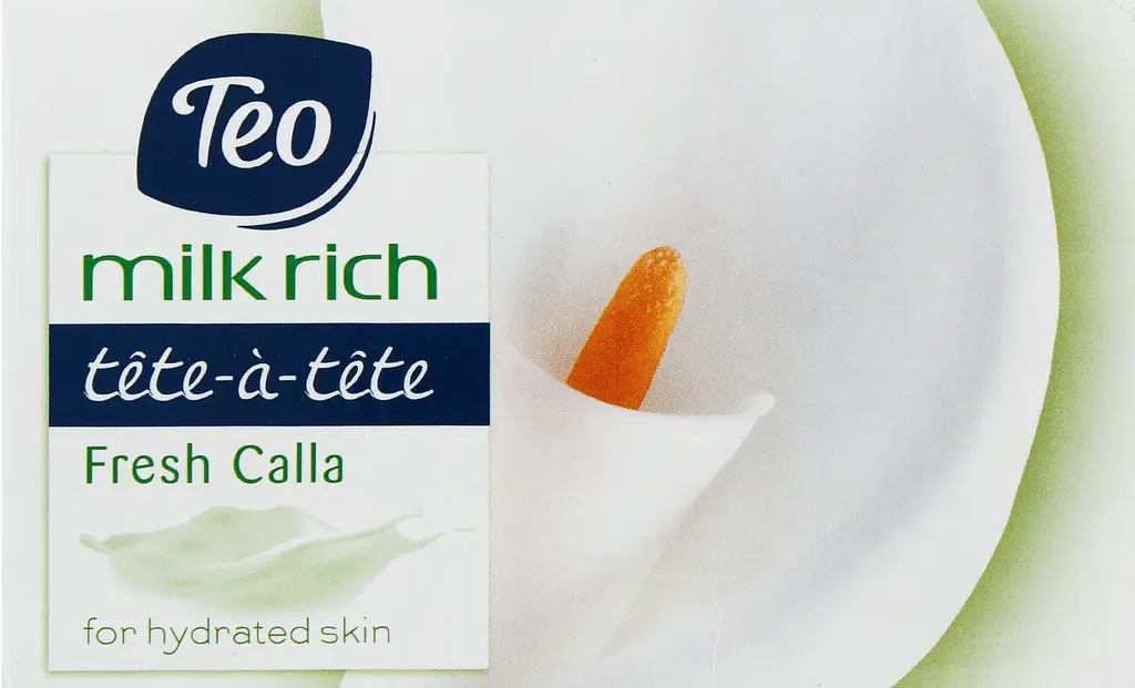 Мыло твердое Teo Milk Rich Tete-a-Tete Fresh Calla, зеленый, 100 г (58085) - фото 3