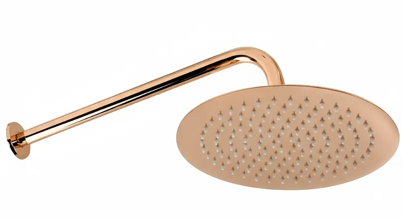 Душова система прихованого монтажу з термостатом Rea Lungo Diamond + Box copper REA-P6968 - фото 5