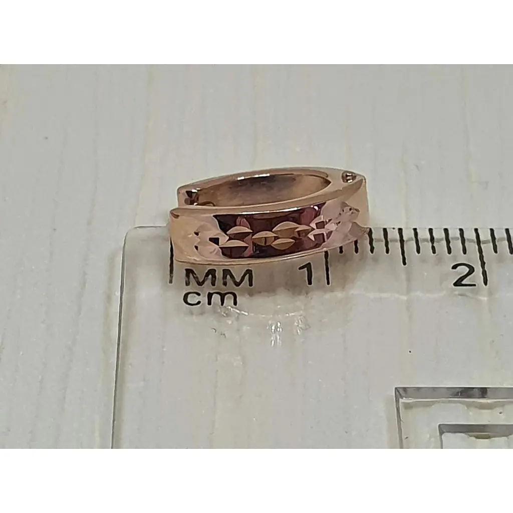 Золоті сережки Tango з алмазною гранню. 470330 - фото 5