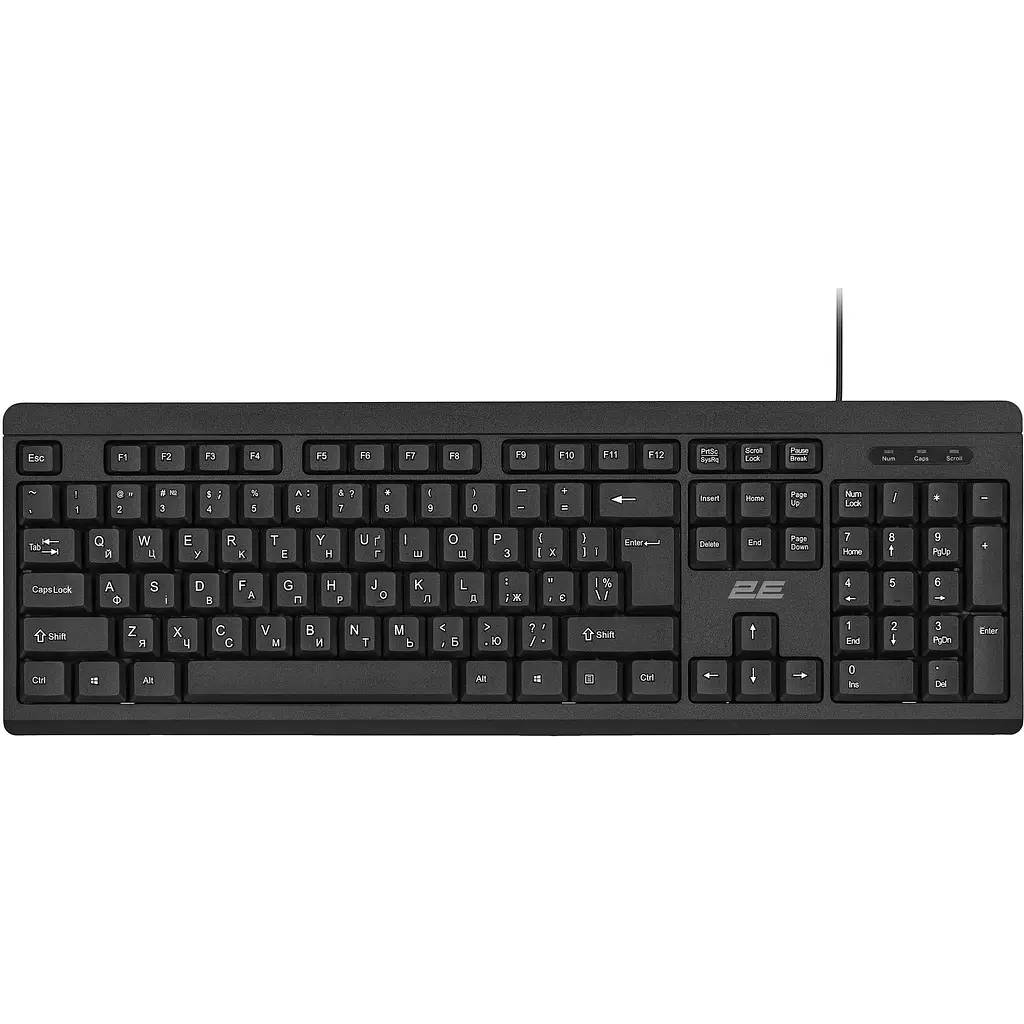 Комплект (клавіатура + миша) 2E MK401 USB UA Black (2E-MK401UB_UA) [150974] - фото 2