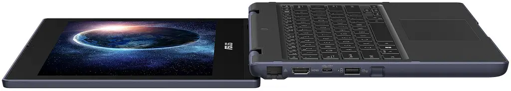 Ноутбук ASUS BR1104FGA-NS0094 11.6' HD Touch, Intel N200, 8GB, F256GB, UMA, NoOS, Серый (90NX07L1-M00310) - фото 7