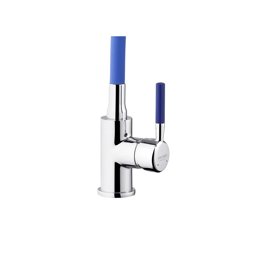 Смеситель для кухни Kroner KRM Kuche - C132BLE Синий - фото 5