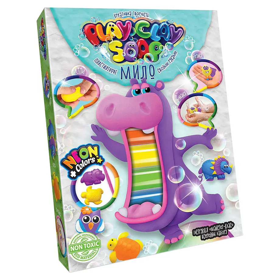 Набір творчості Пластилінове мило Play Clay Soap середній, укр, Danko Toys - фото 4