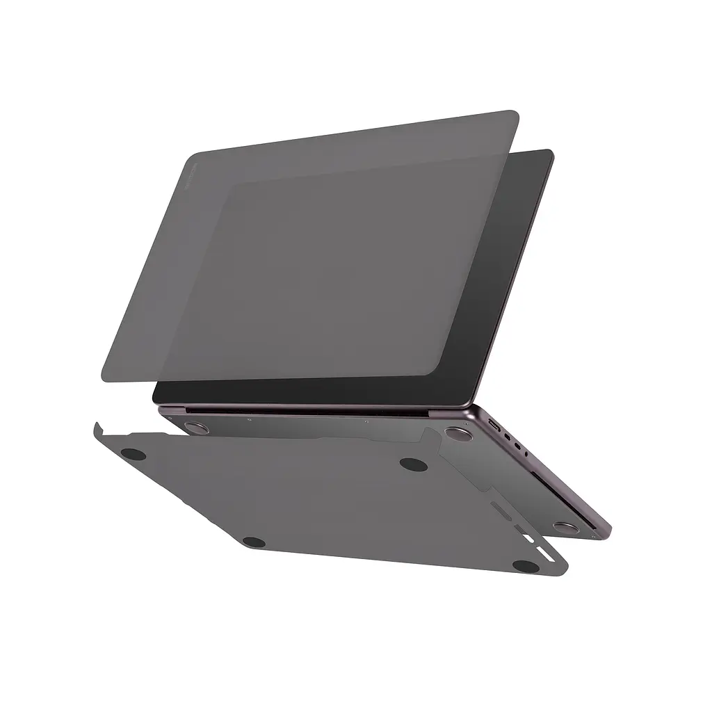 Чохол-накладка для MacBook Pro 16 M5 Pro-M2 Pro/M5 Max-M1 Max, сірий, матовий, з полікарбонату, з відкритим доступом до всіх портів і роз"ємів, вентиляційними отворами, захист від подряпин, для макбука, ArmorStandart (ARM79462) - фото 10