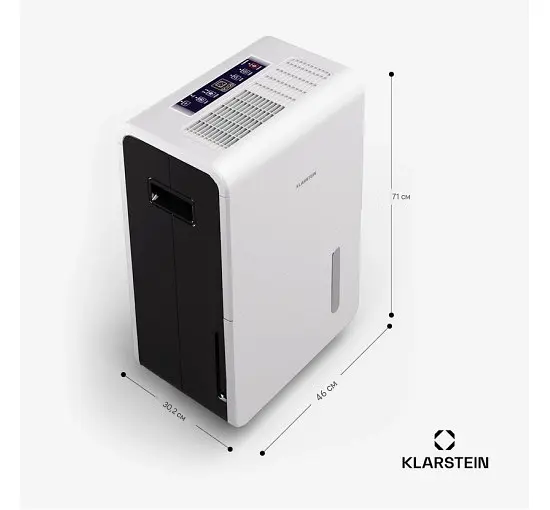 Осушувач повітря Klarstein DryFy Grand 55L Smart 55 л/24 год (10045544) - фото 6