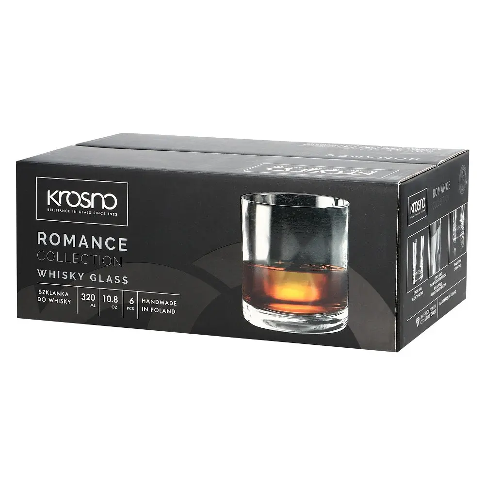 Набір келихів для віскі Krosno Romance, скло, 320 мл, 6 шт. (795355) - фото 3