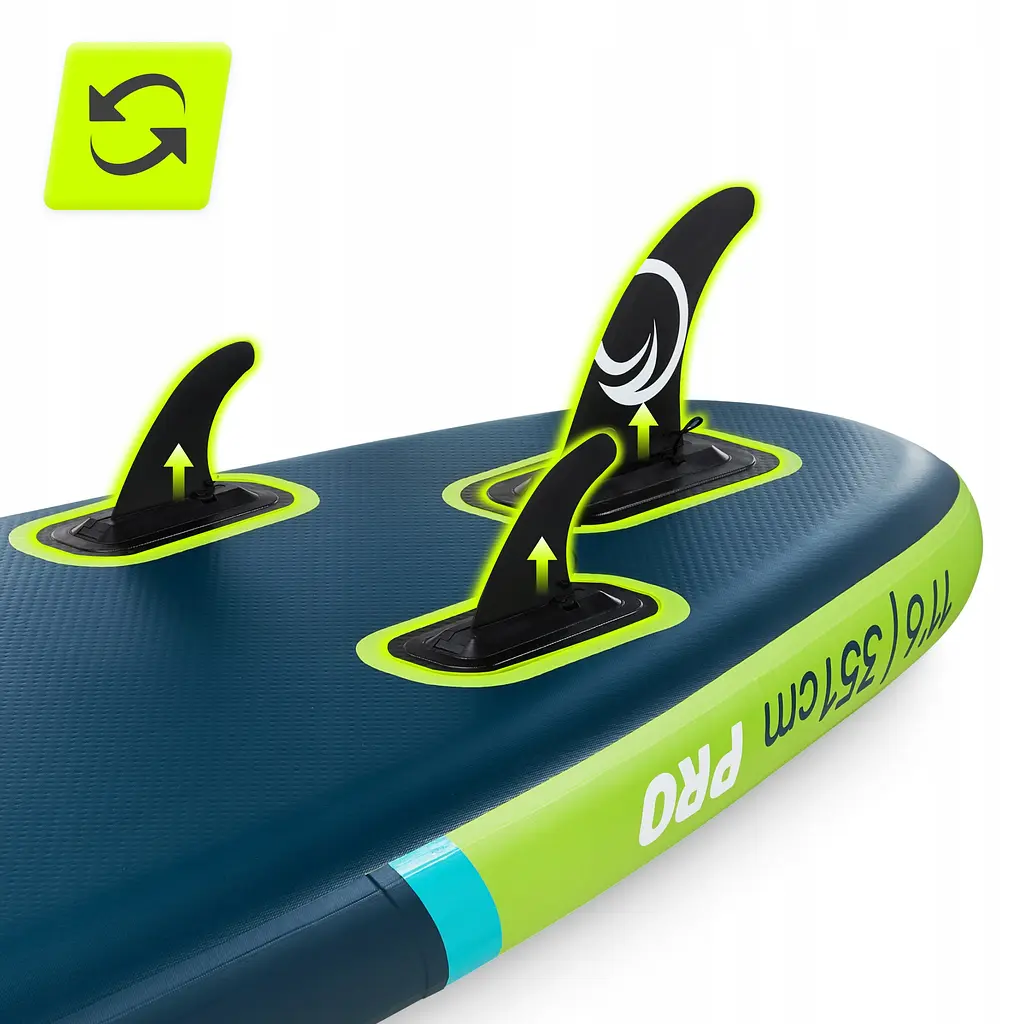 Надувна SUP дошка TSUNAMI PRO 350 см з веслом T14 (P-5905973405621) - фото 5