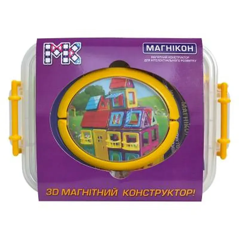 Конструктор Магнікон 84 деталі Plastic box (МK-84) - фото 5