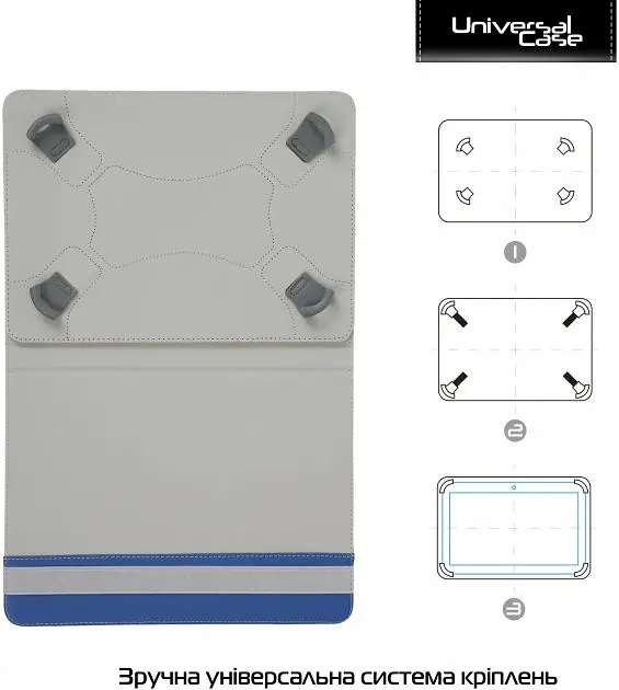 Чохол-книжка ArmorStandart Silicone Hooks 10" [ARM59079] Blue [73044] - фото 2