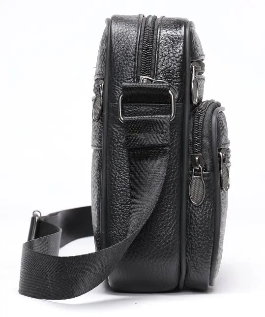 Сумка кожаная мужская Vintage 19х16х4 см sum0012896 - фото 9