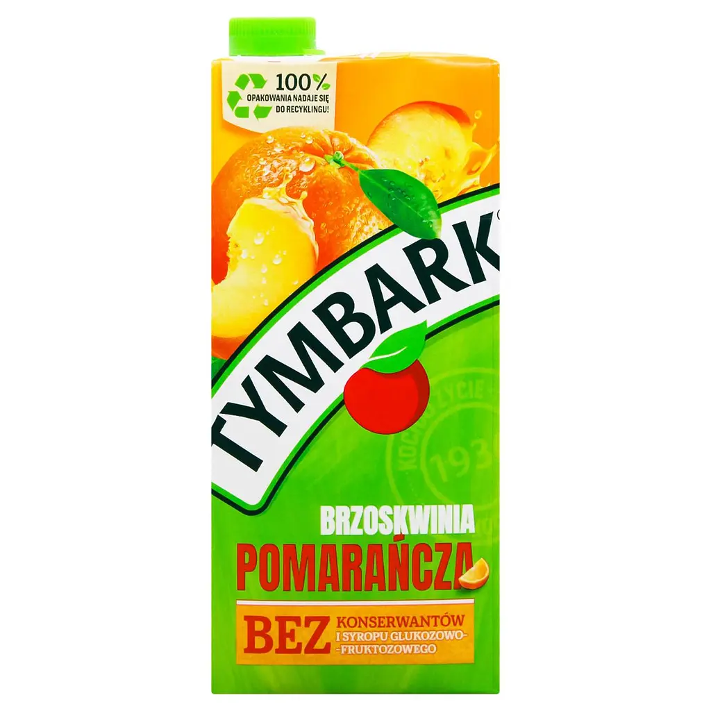 Напій соковмісний Tymbark Апельсин-Персик 1 л - фото 2