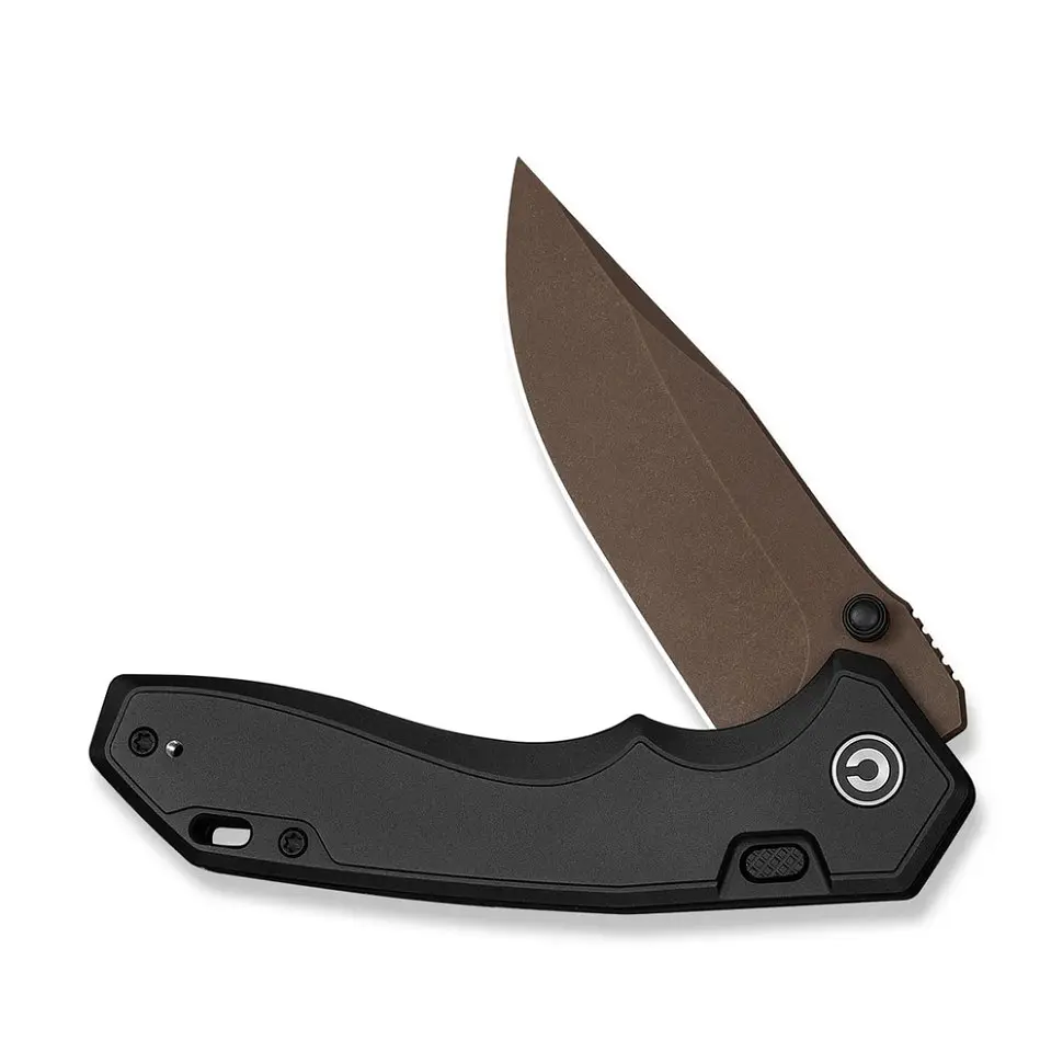 Ніж складаний туристичний Civivi Elite Brova, (8.7 см) CPM S35VN / Aluminum чорний - фото 3