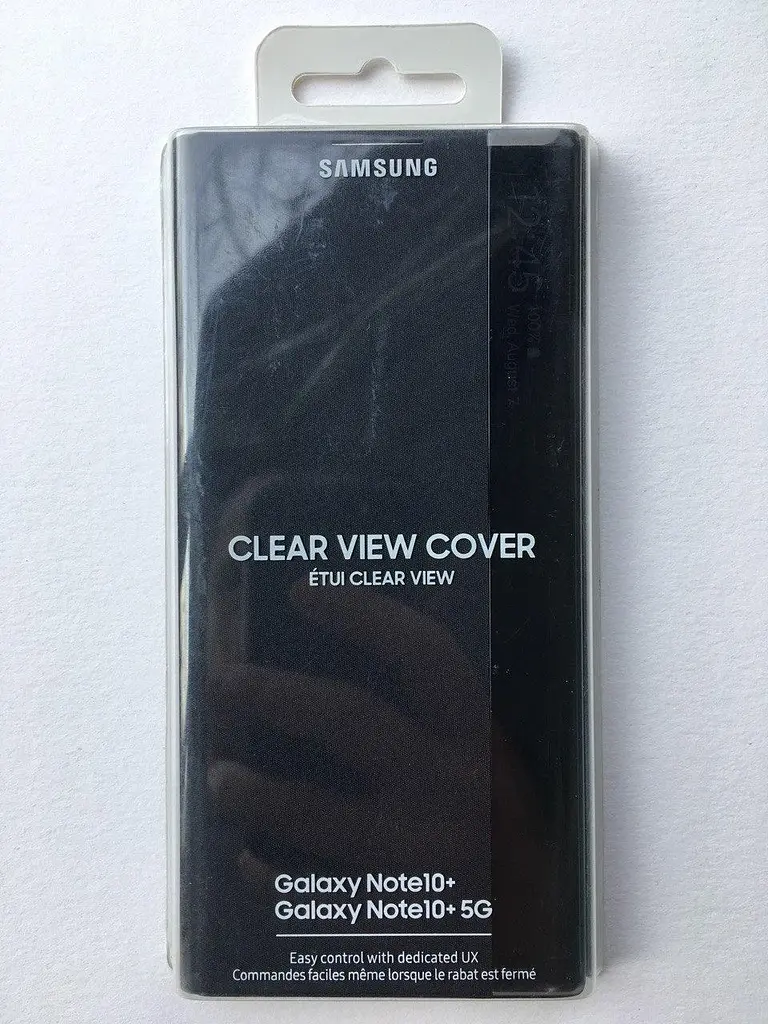 Чохол-книжка S-View Clear View Cover EF-ZN975CBEGRU для Samsung Galaxy Note 10 Plus Чорний - фото 4