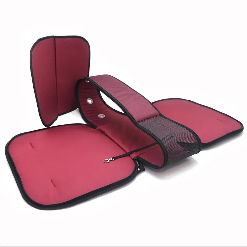 Сумка переноска Полли для кошек и малых пород собак Zoo-hunt №1 24х44х38 см бордовая - фото 3