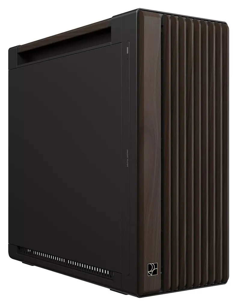 Корпус Asus ProArt PA602 Walnut Wood Edition - Metal Panel без БЖ (90DC00J0-B09040) Modern Black - фото 2