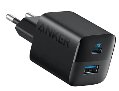 Сетевое зарядне пристрій Anker PowerPort 323 - 33W Dual-Port USB-C Чорний (6908150)