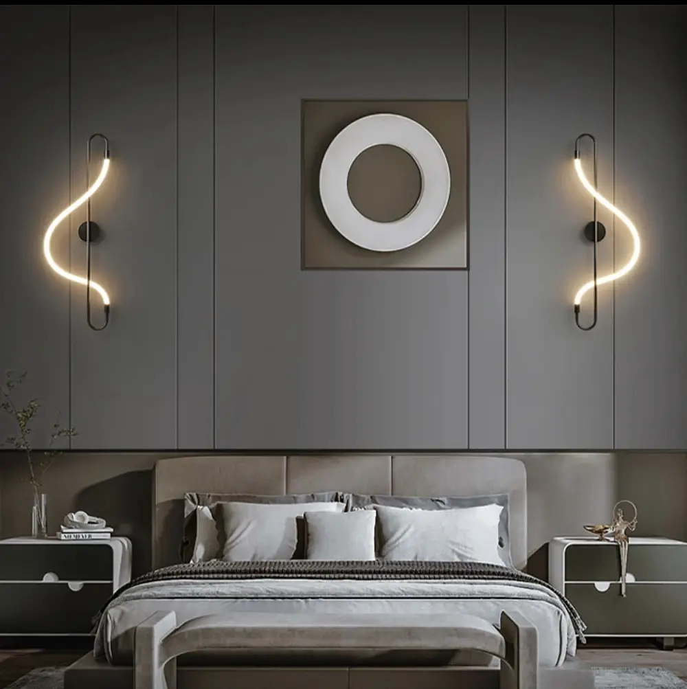 Настінний чорний світильник William Soft Line F WJ 221/1 BK - фото 3