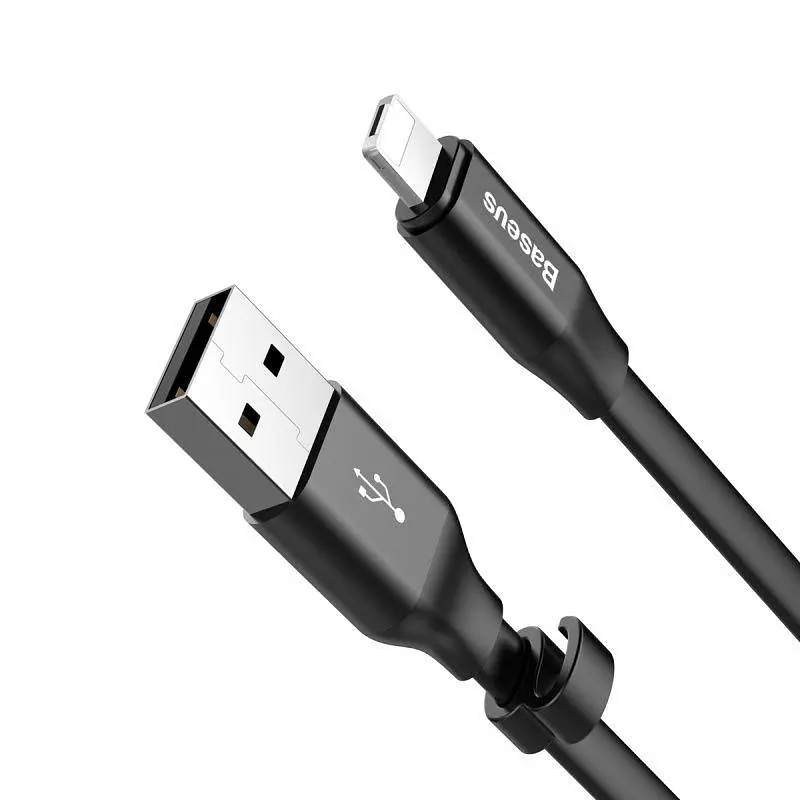Кабель USB-Lightning/MicroUSB Baseus Two-in-one Portable Cable CALMBJ-01 0.23 м Чорний (50116042) - фото 2