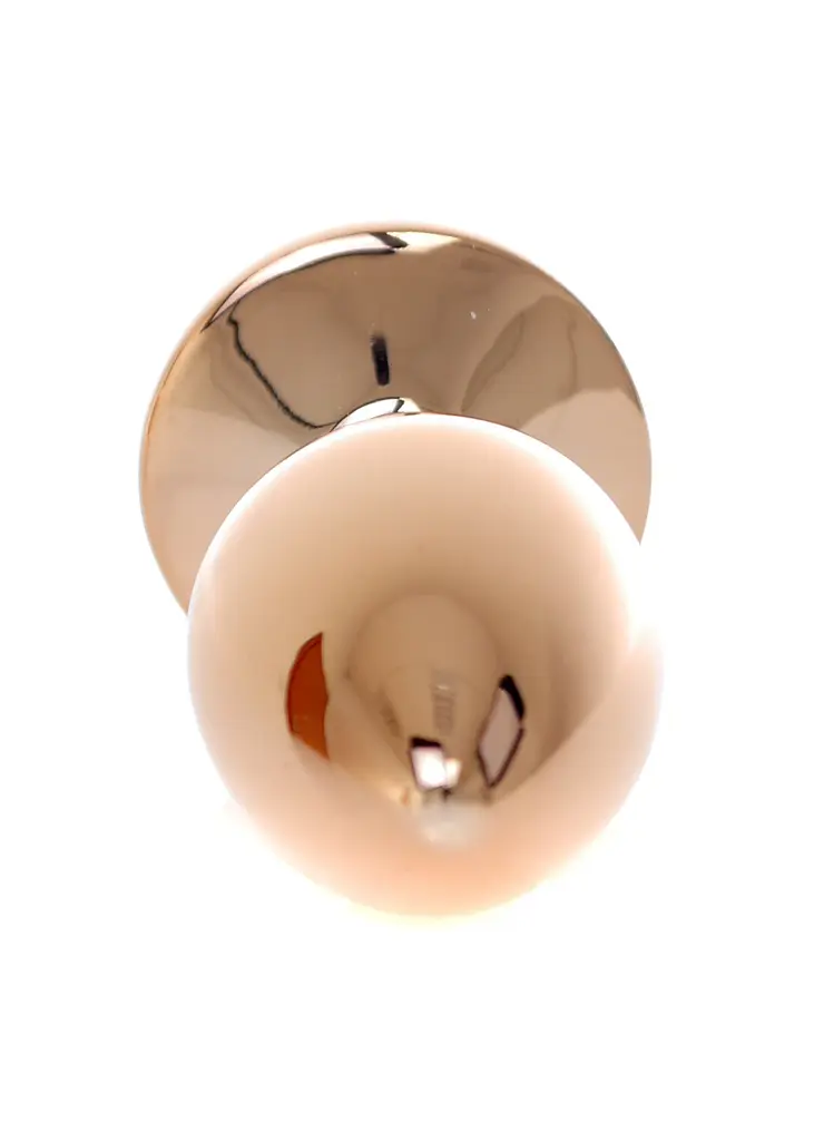 Анальна пробка - Jewellery Red Gold Rose Plug Peach - фото 4